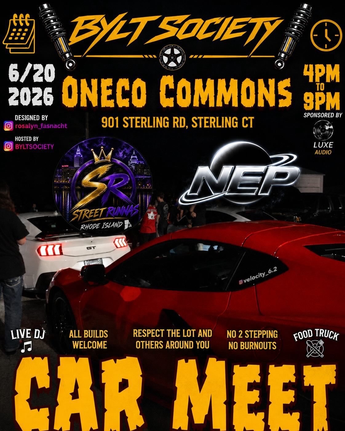 Car Meet flyer