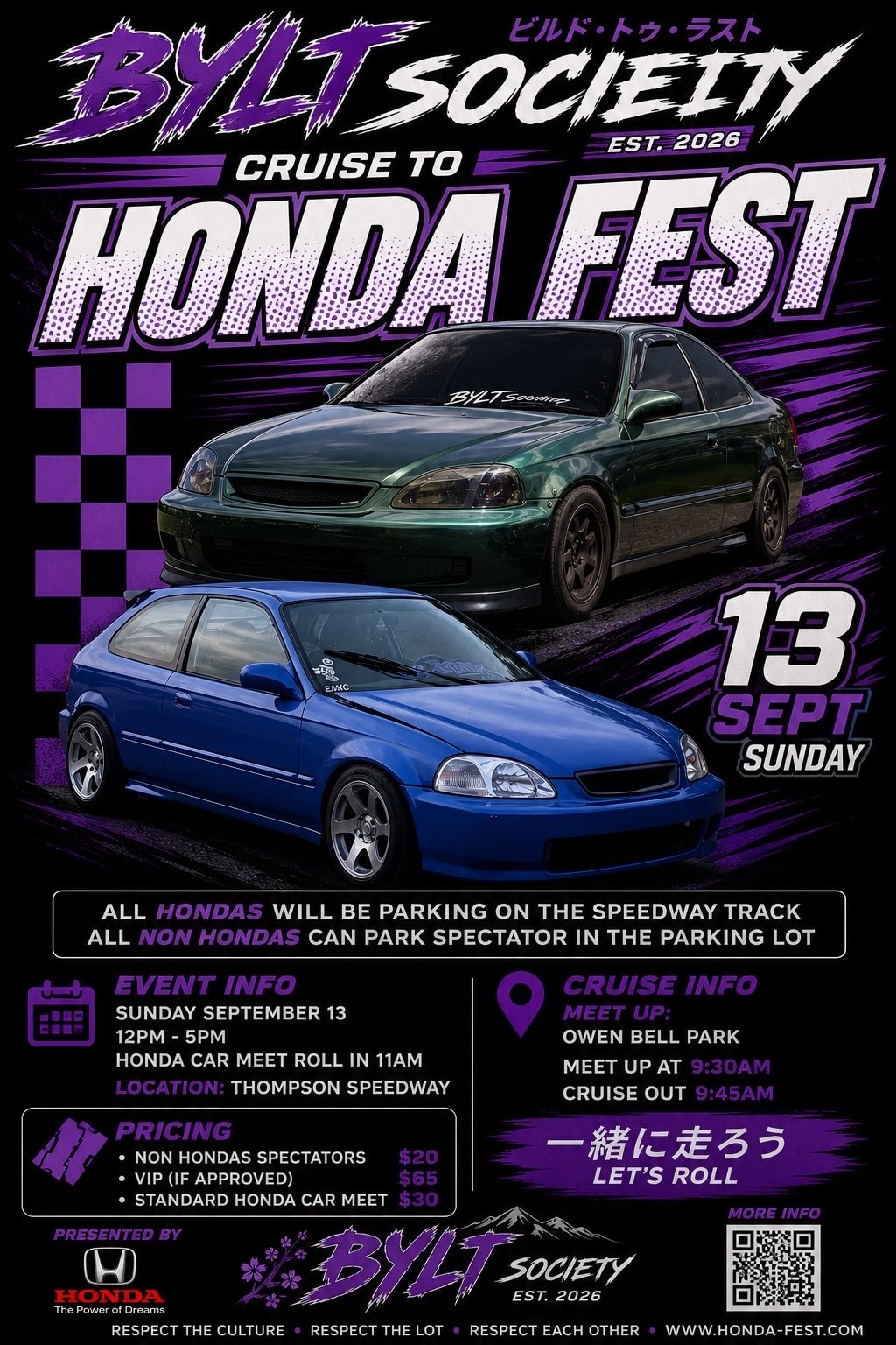 cruise to hondafest