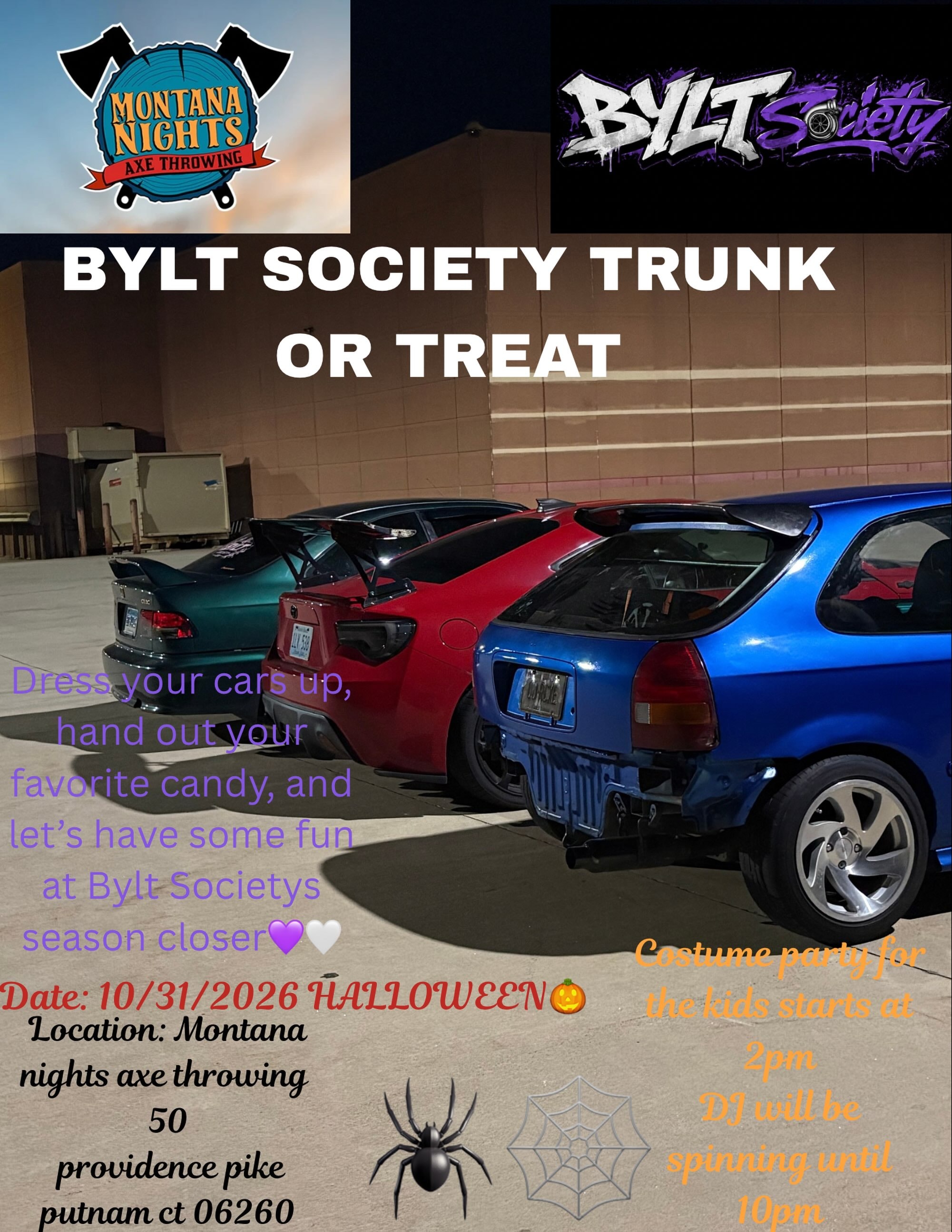BYLT Society Halloween Trunk or Treat 🎃